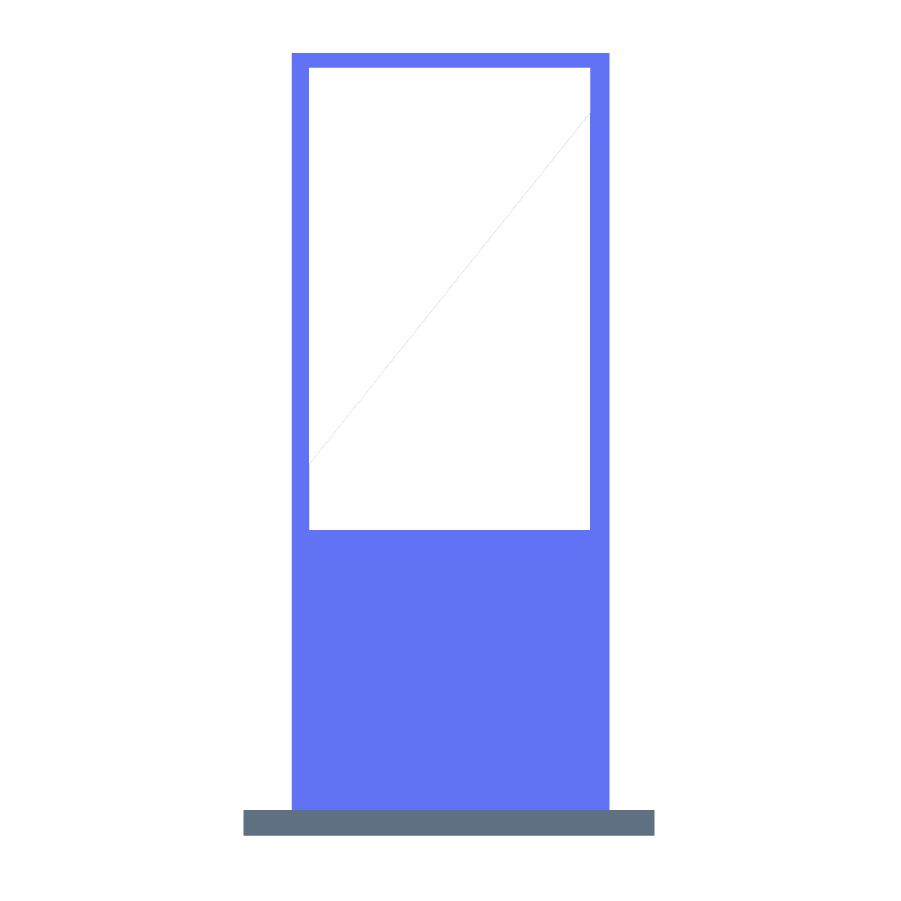 Totems LCD no interactivos (Solo para videos)